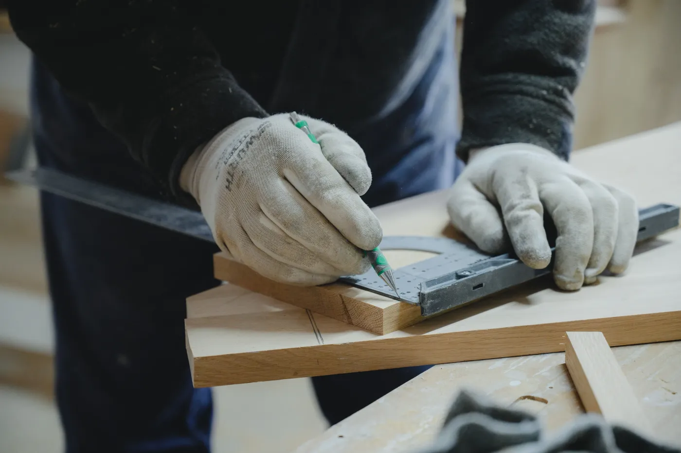 Atelier — traçage à la main